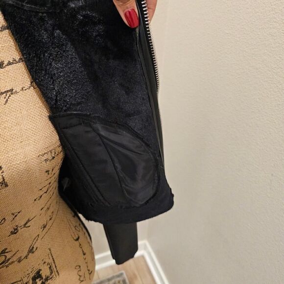 NWOT Vigoss Women's Black Moto Zipper Jacket - Picture 11 of 12